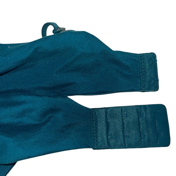 Victorias Secret Body By Victoria Dark Teal Green Lined Demi Bra 36C - Picture 7 of 8